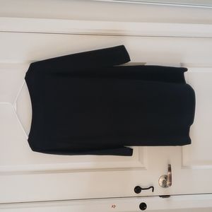 Vince black boatneck dress